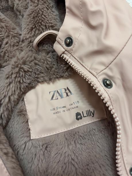 Zateplená zara bunda pogumovaná, zara,110