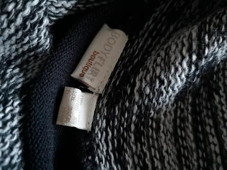 Pletené čierne šaty bodyflirt, bonprix,s