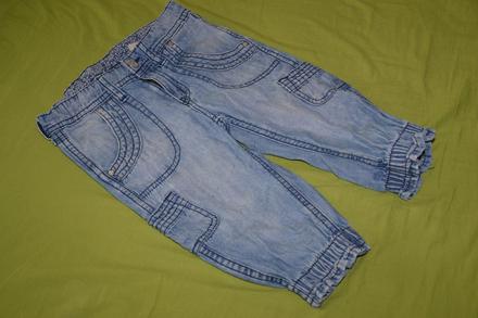 Velmi stylove celorocne 3/4 rifle naspodu gumicky, h&m,104