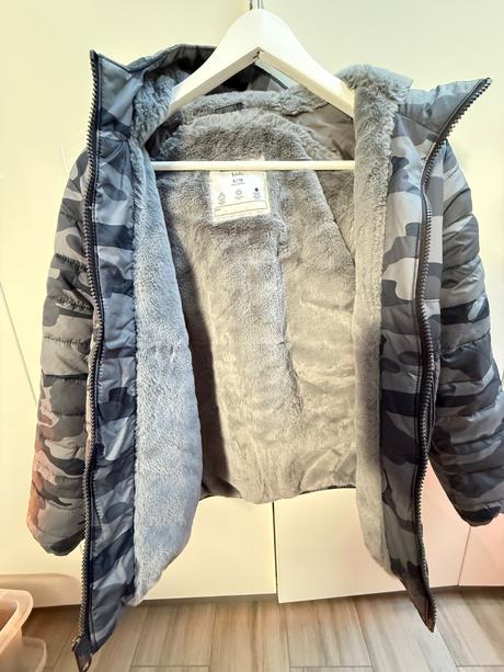 Abercrombie zimná bunda maskáčová, abercrombie&fitch,140