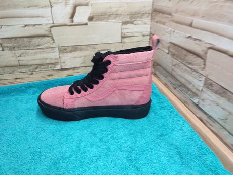 Vans 36 - dámske kožené ružové zateplené topánky, vans,36