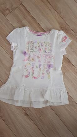 Biele tricko z volanikom, f&f,116