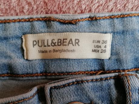 Rifle s vysokým pásom, pull&bear,s