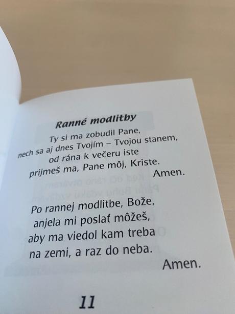 Prosbičky do ručičky modlitbičky pre detičky, 