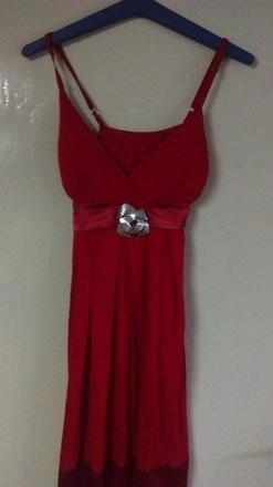 Damske cervene korzetove saty, m