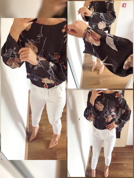 Zaujimava bluzka s rozsirenymi rukavmi, s