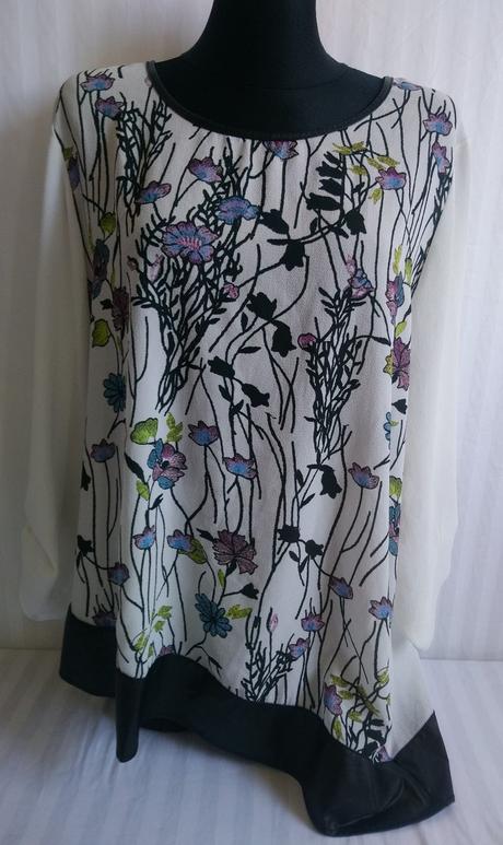 Dámsky top s farebným vzorom, elisa landri, xxl