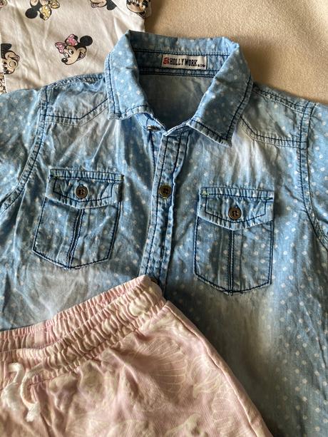 Opaľovačky, košeľa a kraťase 92, h&m,92