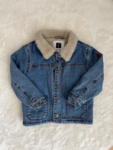 Zateplená rifľová bunda, next,98