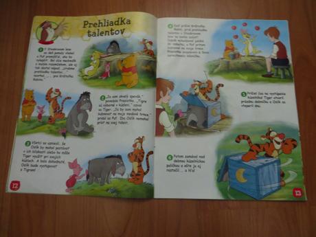 Časopis macko pooh - (macko puf) - s plagátom, 