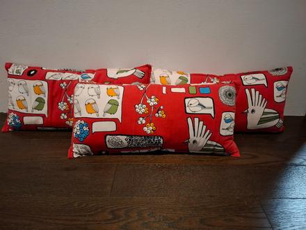 Vankúše ikea s vtáčikmi, 