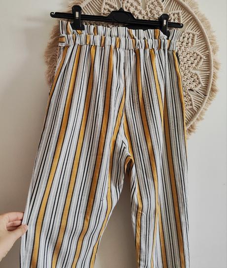 Pruhované nohavice c&a, c&a,xs