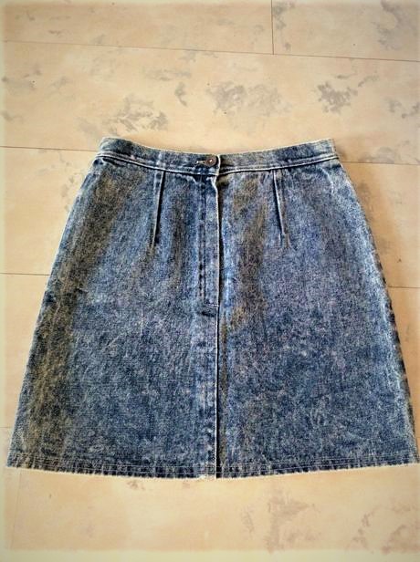 Sukňa s vysokým pásom, s