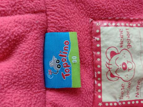 Prechodná teplejšia bundička, topolino,80