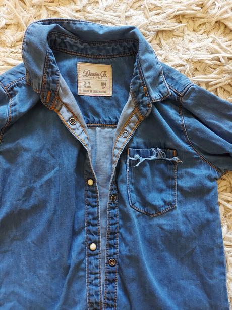 Riflova kosela, denim,104