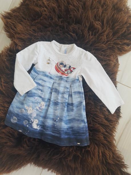 Detské šaty s dlhým rukávom mayoral, mayoral,98