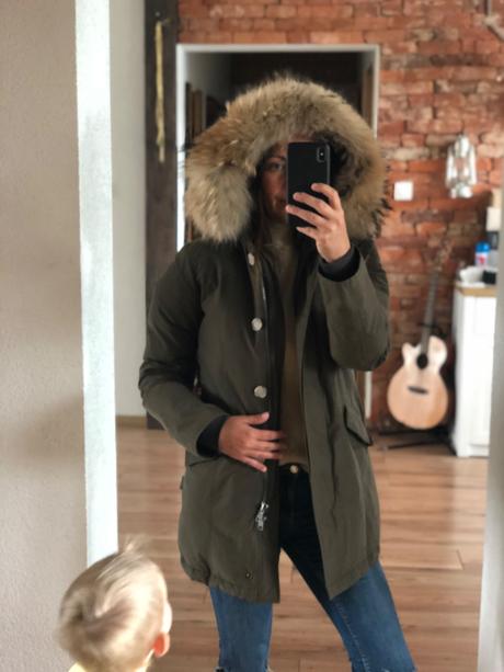 Zimna bunda,parka woolrich, xs
