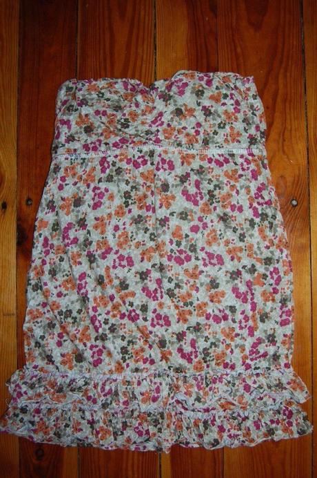 Kvetinkový top, pull&bear,m