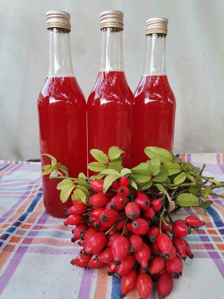 Šípkovy sirup 1liter,