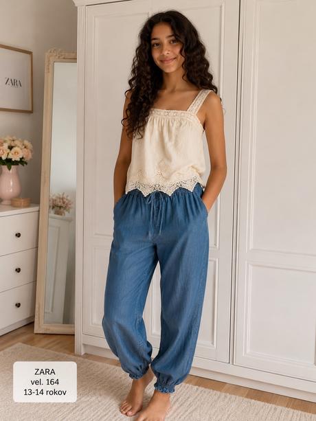 Top + nohavice zara č. 164, 13-14 rokov, zara,164