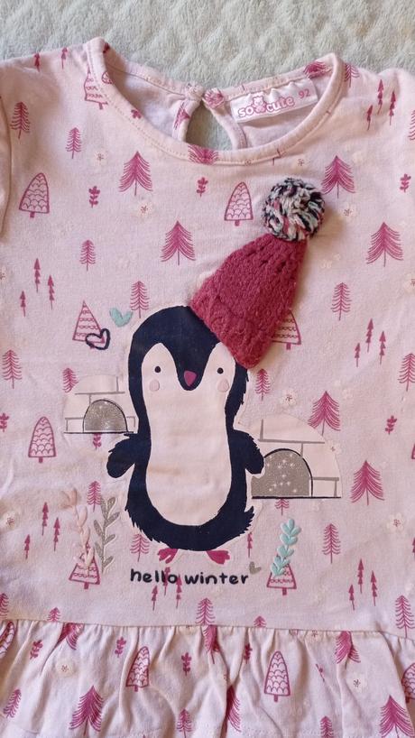 Tricko, tunika so zimným motívom, pepco,92