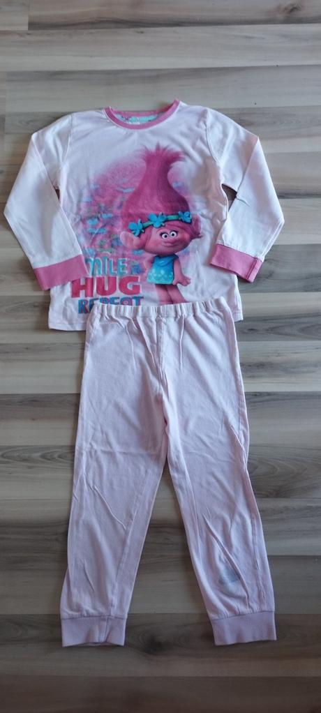 Pyžamko trolls na donosenie, 6-8r., 122-128, primark,128