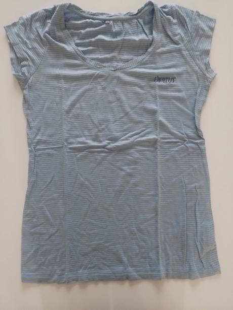 Modré pásikavé tričko, m