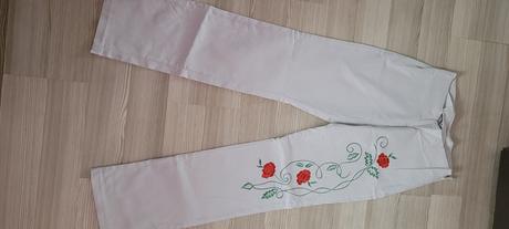 Nohavice s kvietkami, m