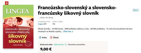 Predám slovensko-francúzsky, francúzsko-slovenský, 
