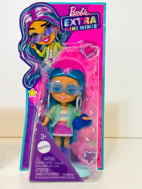 Barbie extra mini bábiky 8,5cm - 3ks, 