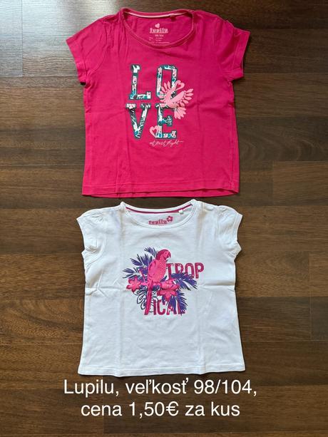 Tričká krátky rukáv, 104