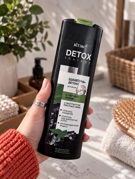 Detox šampón - mastné vlasy,