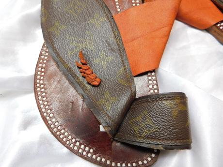 Louis vuitton luxusne panske kozene sandale 42,5, louis vuitton,42