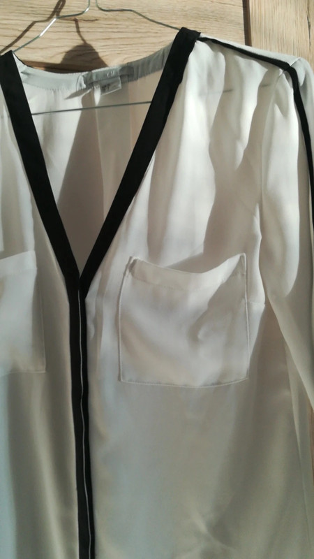 Biela bluzka, h&m,36