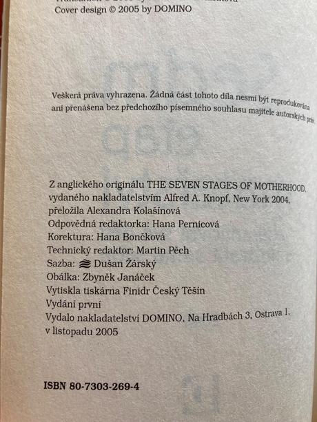 Sedm etap mateřství ann pleshette murphy (2005),