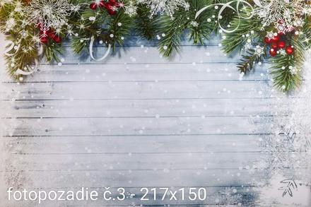 Fotopozadie vianočné, 