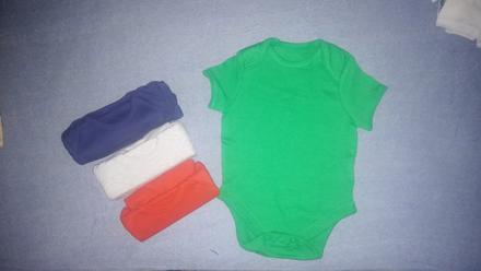 4 kusy nove body s kratkym rokavom, f&f,68