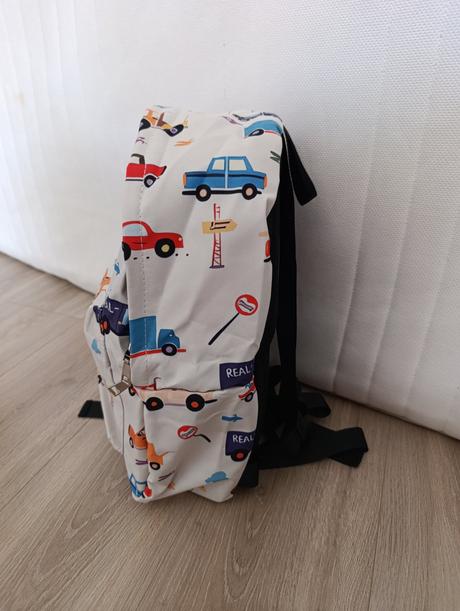 Ruksak batoh motív traktor bager s prsnym popruhom,