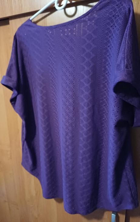 Damske fialové tričko xxl, xxl