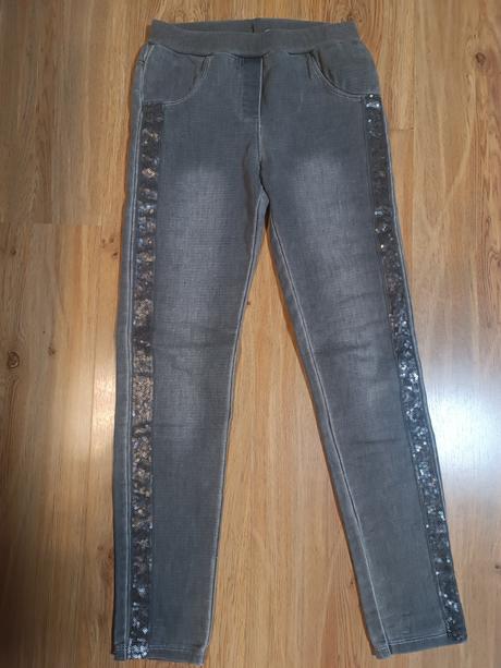 Riflové jeggings, 128