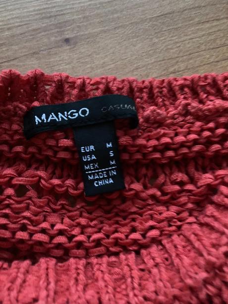 Červený sveter mango, mango,xs