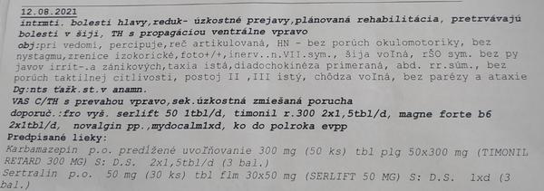 Z lieku Timonil retard mi je veľmi zle. Čo mi odporúčate?