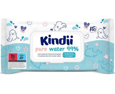 Cleanic kindii vlhčené utierky pure water,