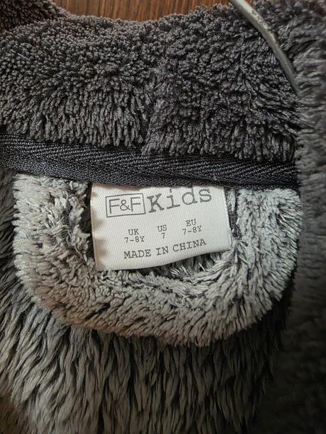 Sivý chlapčenský župan, f&f,122