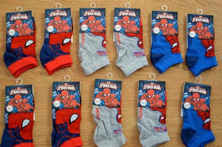 Detské veselé ponožky spiderman, 23 - 35