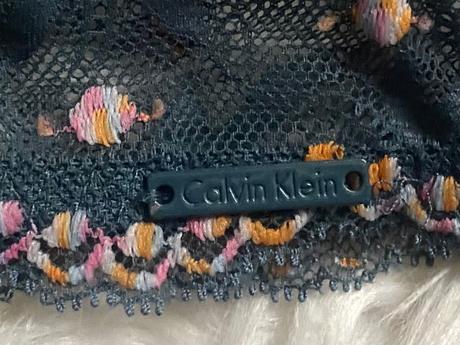 Calvin klein čipkovaná podprsenka, calvin klein,l