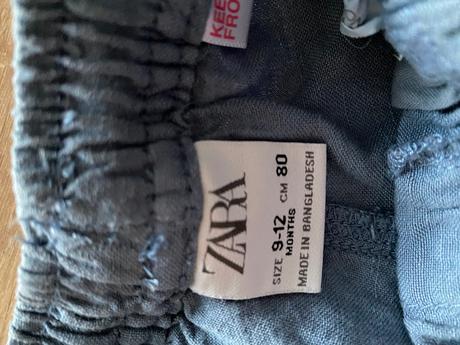 Lanové nohavice, zara,80
