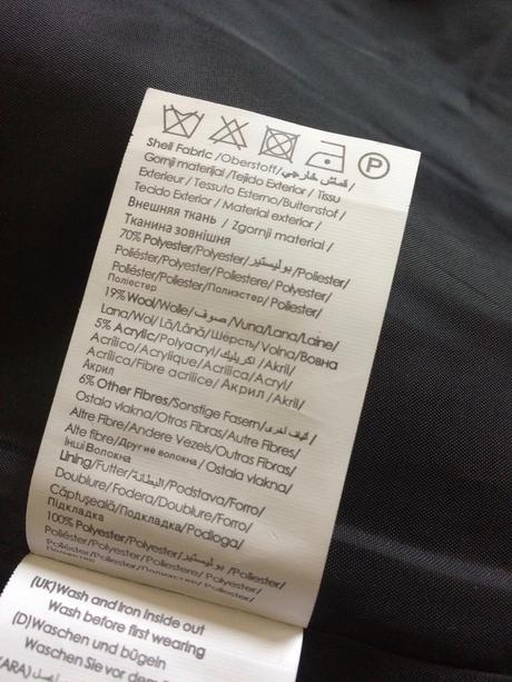 Pimkie vlnený kabát s kapucňou vel.s, pimkie,s