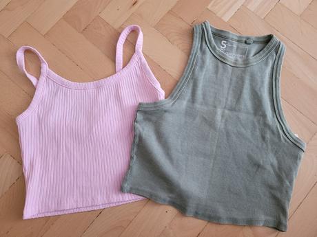 Croptop tielká, fishbone,s