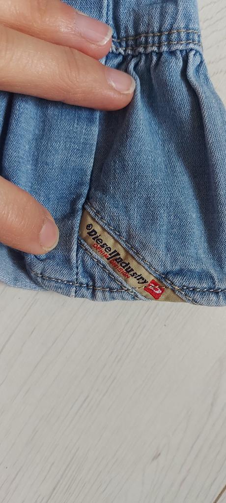 Volánová riflová suknička zn.diesel, diesel,68